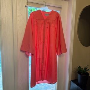 Women's Pink Graduation School Senior Gown